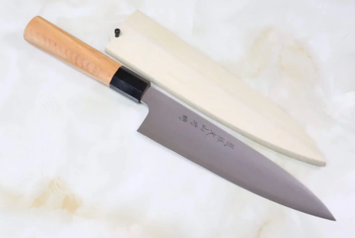 japanese kitchen knife with saya