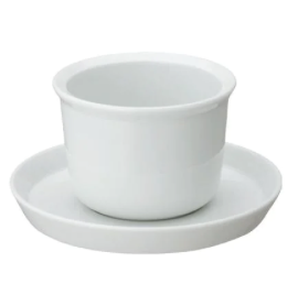Porcelain LT Cup & Saucer • Kinto
