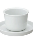 Porcelain LT Cup & Saucer • Kinto