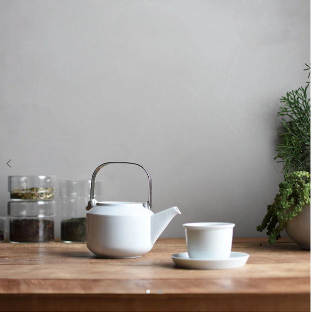 Porcelain LT Cup & Saucer • Kinto