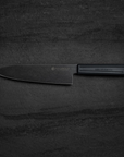 Gyuto. AUS8. Black Recycled Plastic Skateboard Material Handle