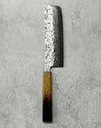 Fukui Co., Ltd. OUL Nakiri 165mm - Burnt Oak Handle OUL Nashiji Knives – Burnt Oak Handle