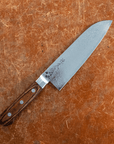 Hida Tool Kitchen Knives ZA Brown-Santoku Tsunehisa ZA BROWN