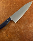 Patterson Blades Kitchen Knives Gyuto Blue Richlite Patterson Patterson Blades Production