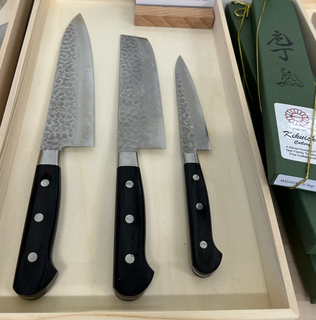Kikuichi Elite Worikomi knife lineup