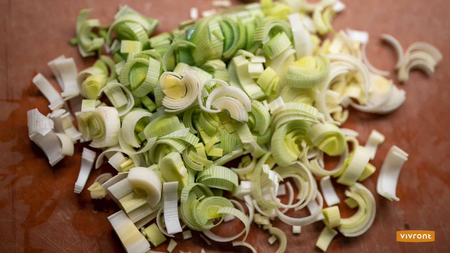 Learn how to cut leeks with a Kitchen knife skills classes on Fridays and Saturdays in Minneapolis/Edina