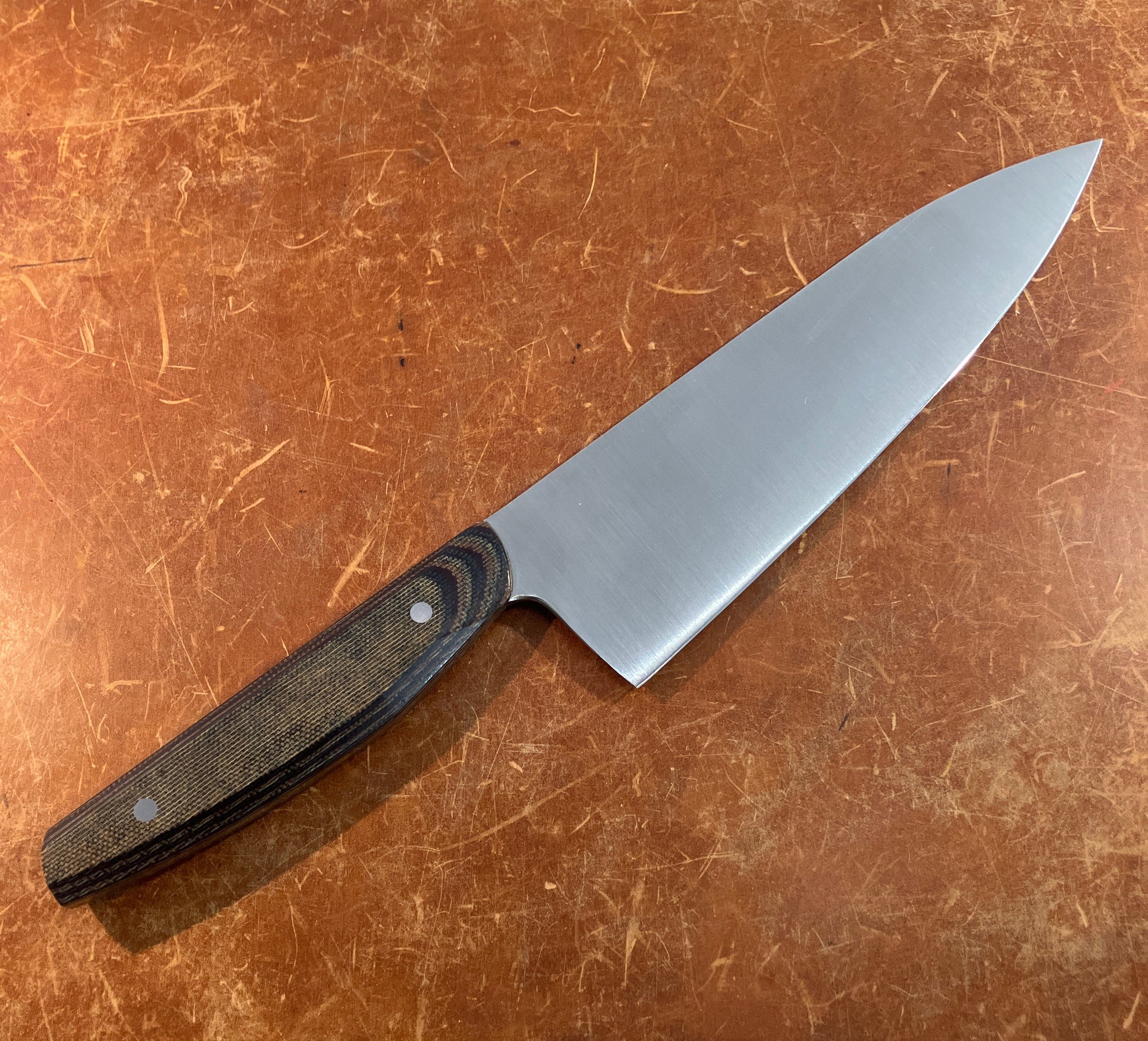 Gyuto Camo Canvas Micarta Patterson