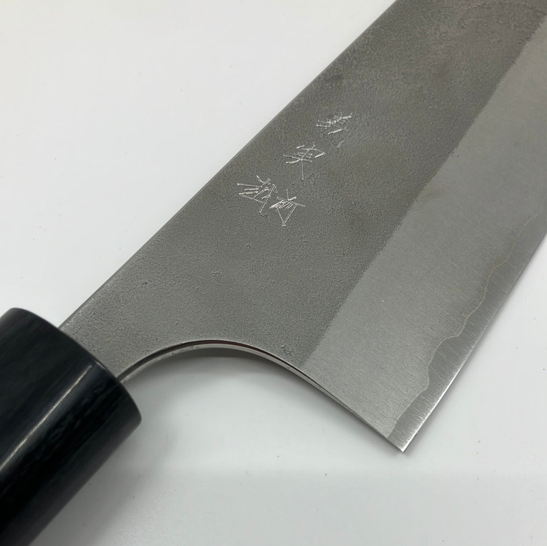 
                  
                    Yoshimi Kato Blue #2 AS Nashiji San Mai Stainless Cladding 240mm Gyuto Rosewood Handle
                  
                