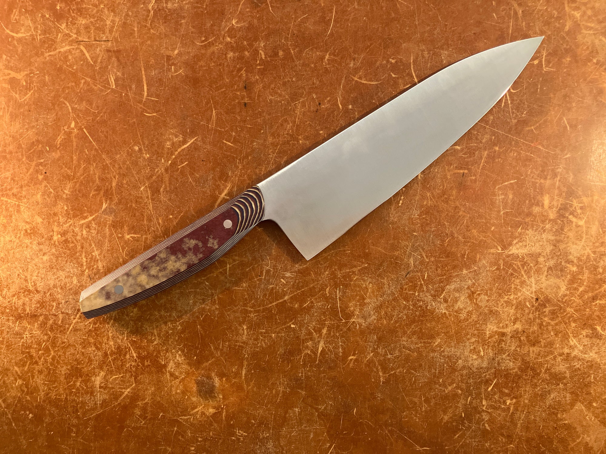 Gyuto Maroon Richlite Patterson