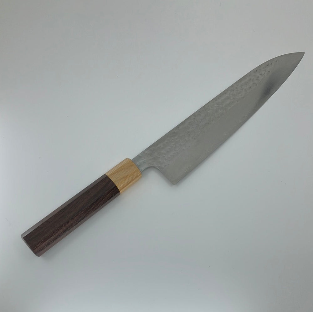 Yu Kurosaki Senko SG2/R2 Flash Tsuchime 210mm Gyuto with Walnut Handle