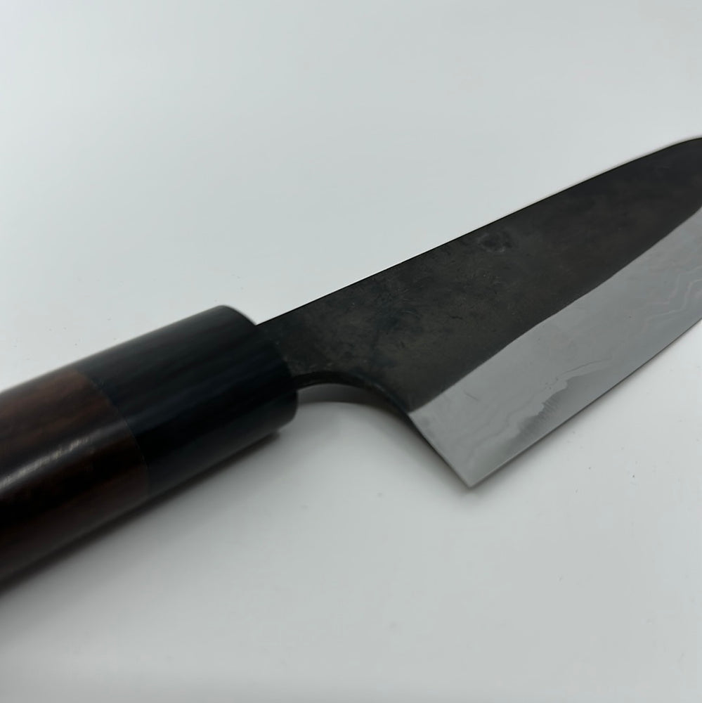 
                  
                    Anryu Knives White #2 165mm Santoku with Kurouchi Damascus San Mai Cladding
                  
                
