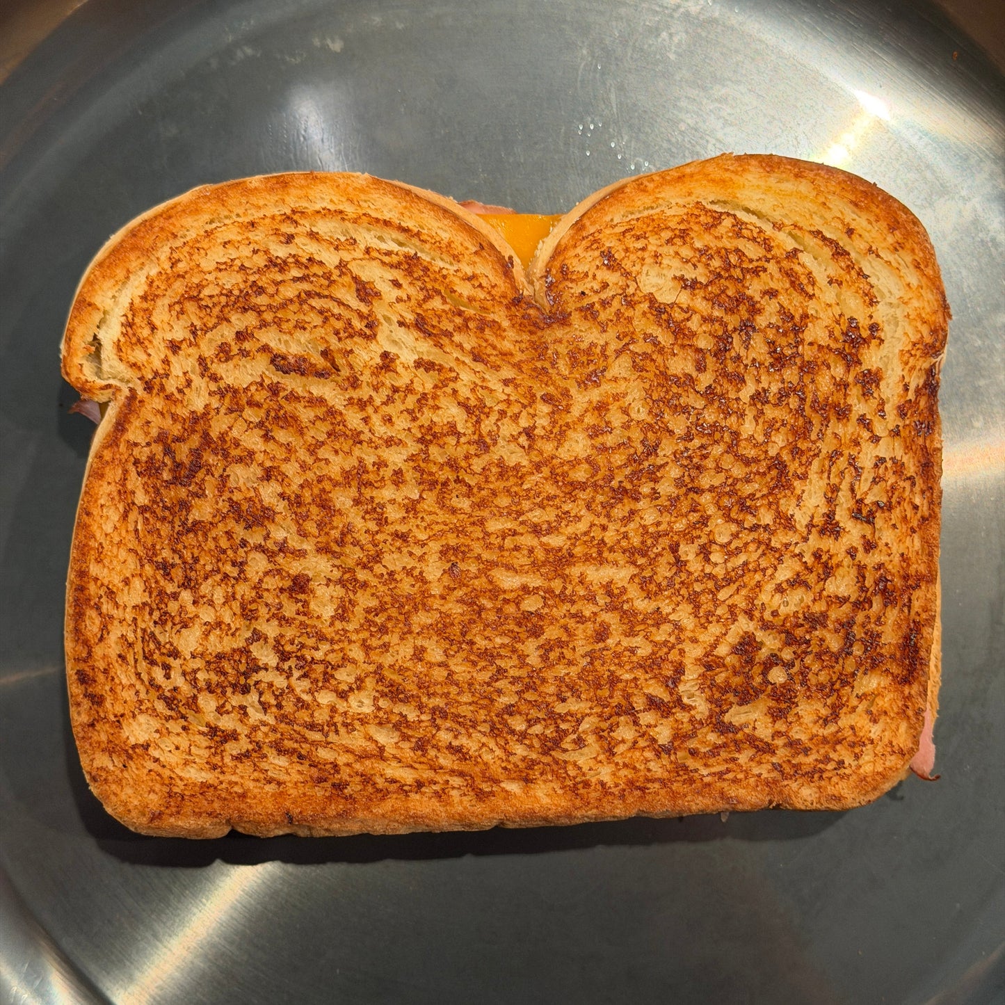 
                  
                    Grilled cheese sandwich via chef's press

                  
                