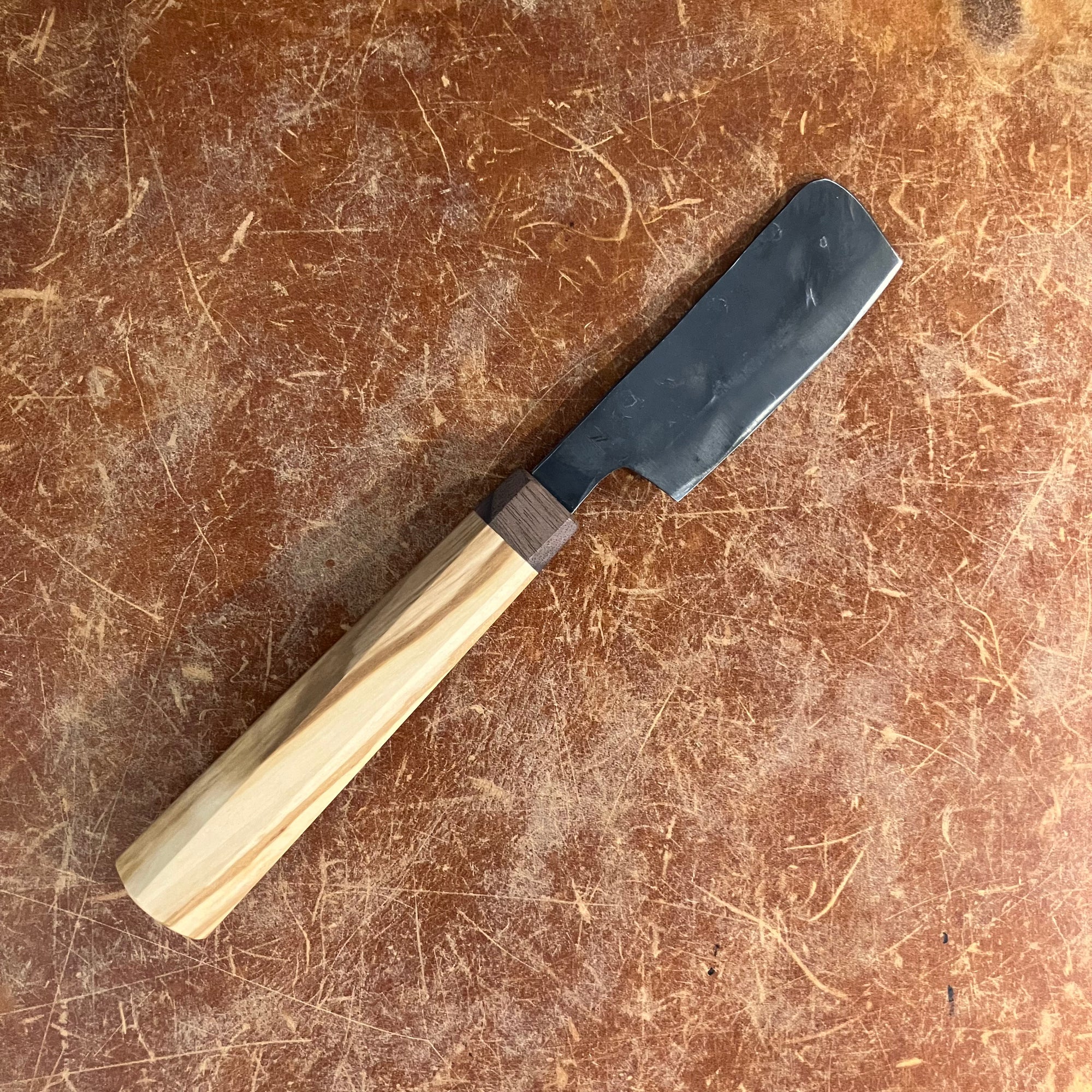 Cheese Cleaver - Olive Wood
