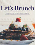 Book cover of 'Let's Brunch' with a waffle dessert on a white background