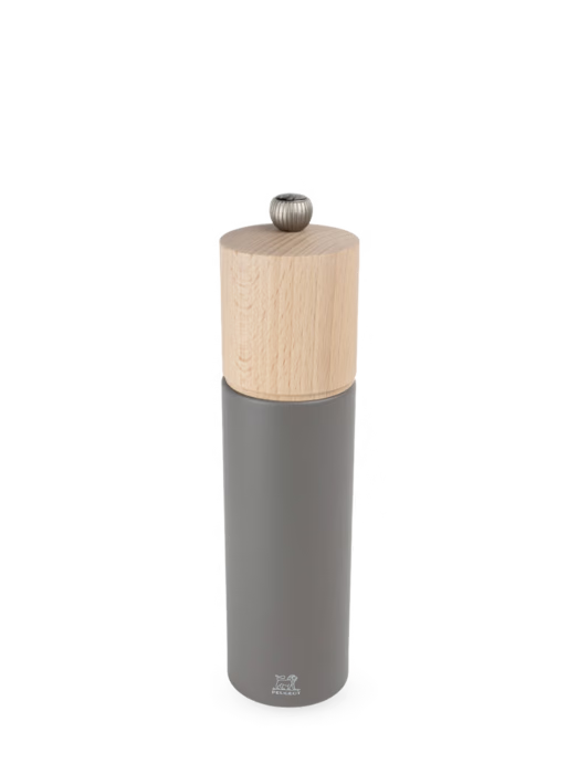 Manual Beech Wood Pepper Mill in Rock Grey