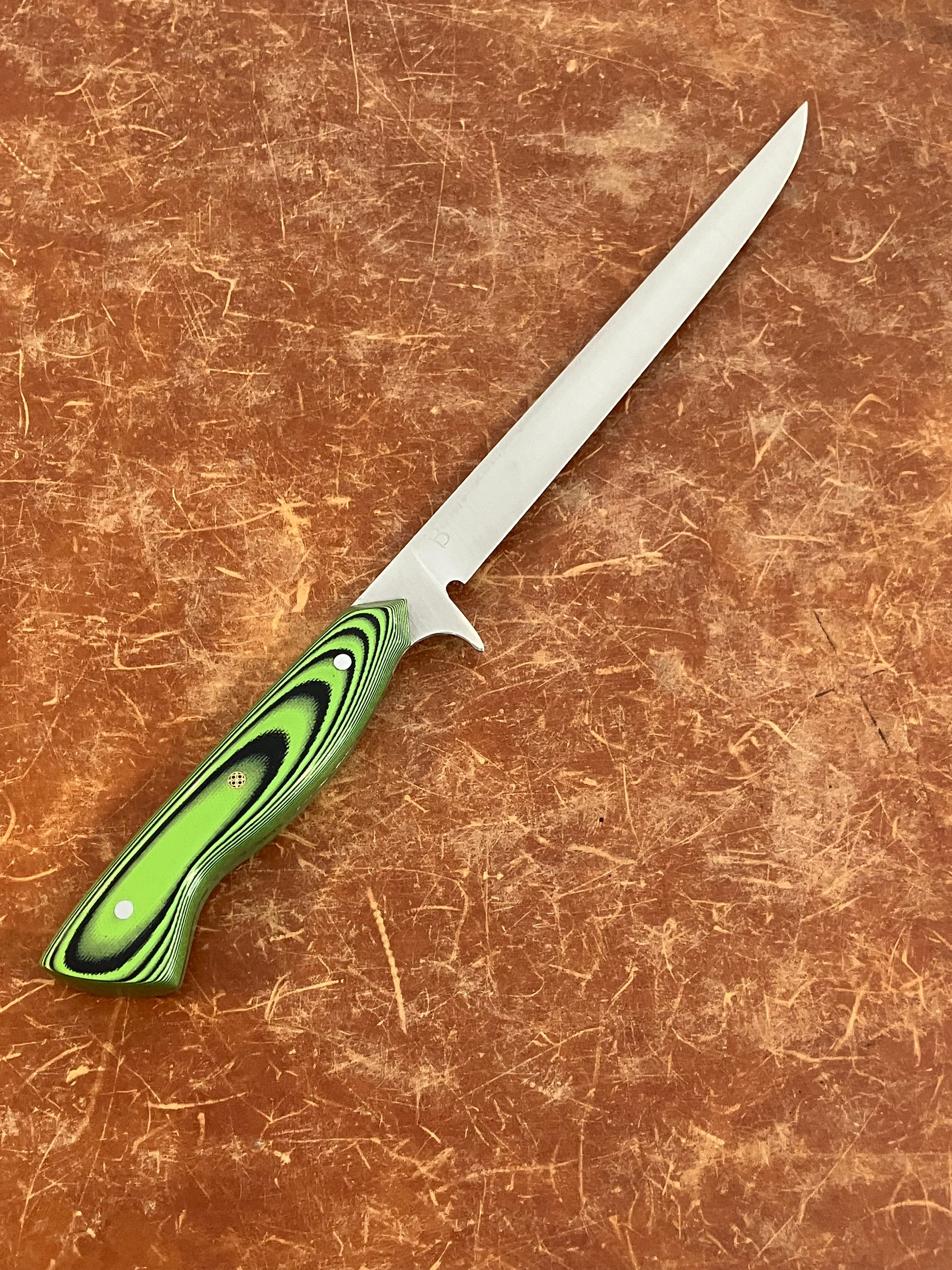 Micarta Green Fillet 8&quot;