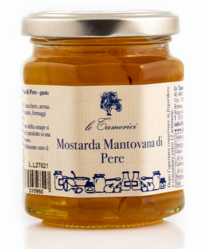 Mostarda Mantovana di Pere, pear preserve, Italy 220 gram