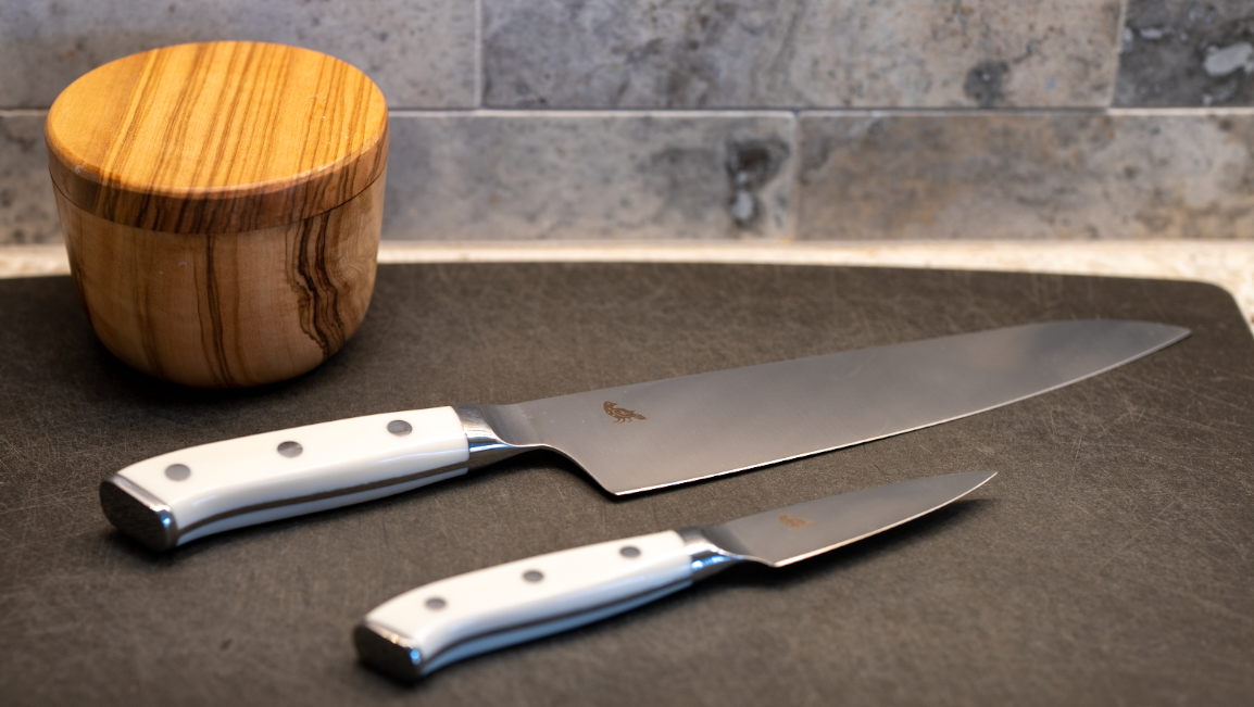 Shun  Pull-Through Diamond & Ceramic Knife Sharpener – Plum's Cooking  Company