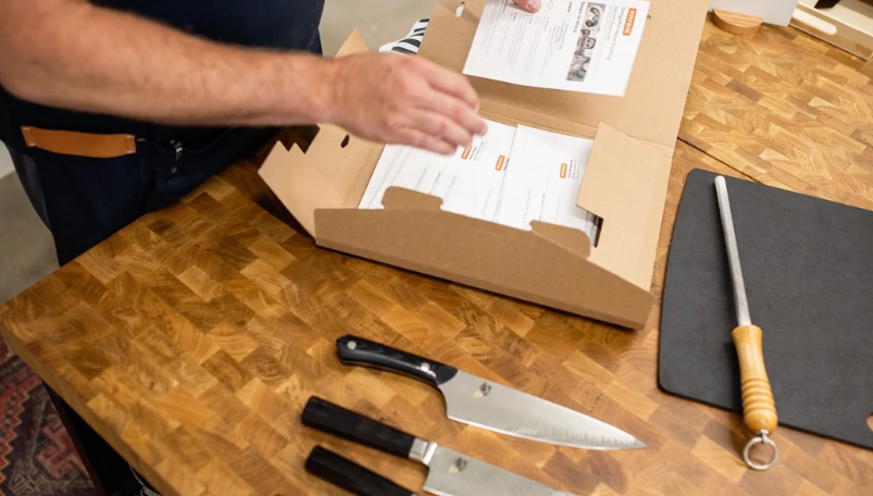 Vivront Knife Sharpening Package by Mail Pro Sharpener