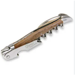 Laguiole CEPAGE PRESTIGE corkscrew olive wood