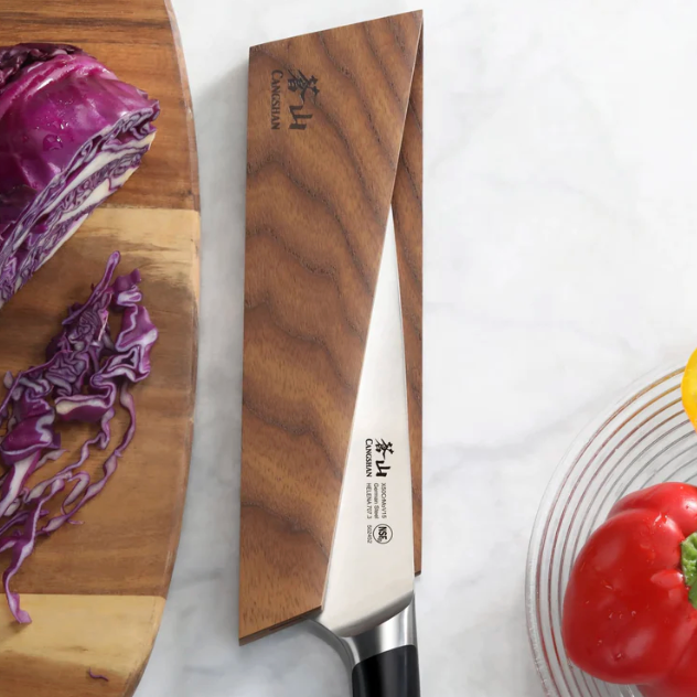 Ash Wood Magnetic Knife Sheath Saya ~8"