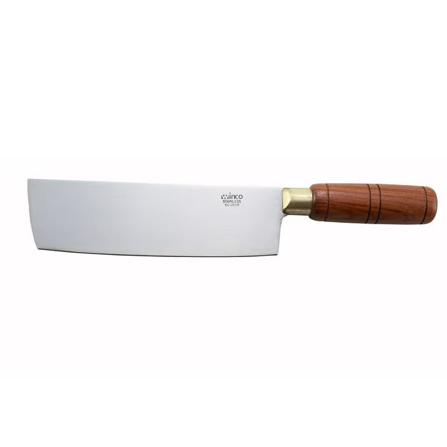 Winco KC-201R S/S 7 x 2" Chinese Knife/Cleaver"