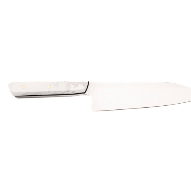 ACRE FORGE MK2 White Marble MACRUM CHEF KNIFE • ACRE FORGE