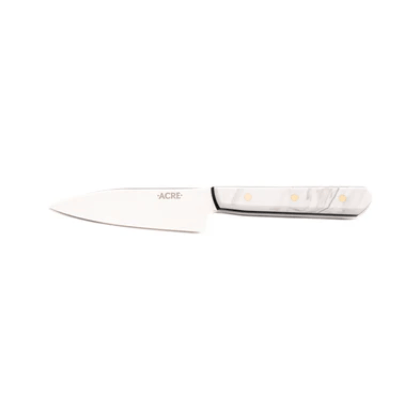 ACRE FORGE Petty White Marble MACRUM PETTY KNIFE • ACRE FORGE