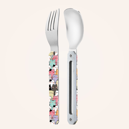 Akinod cutlery Cats AKINOD Kids Silverware 12h12 Magnetic