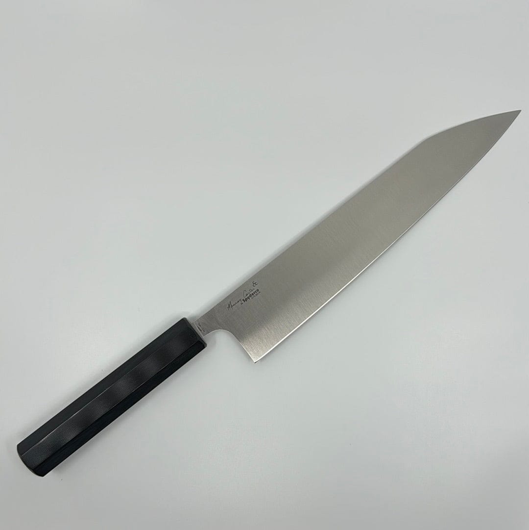 Carter/Spyderco Kitchen Knives Murray Carter • Wakiita • Black G10 Handle