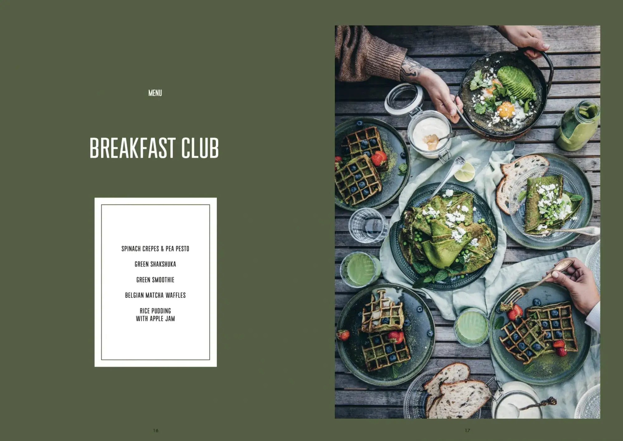 Cozy Publishing Cookbook MENU MENU