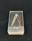 Deejo Folding Knives 27g | Coral Wood Pocket Knife 27g • Deejo