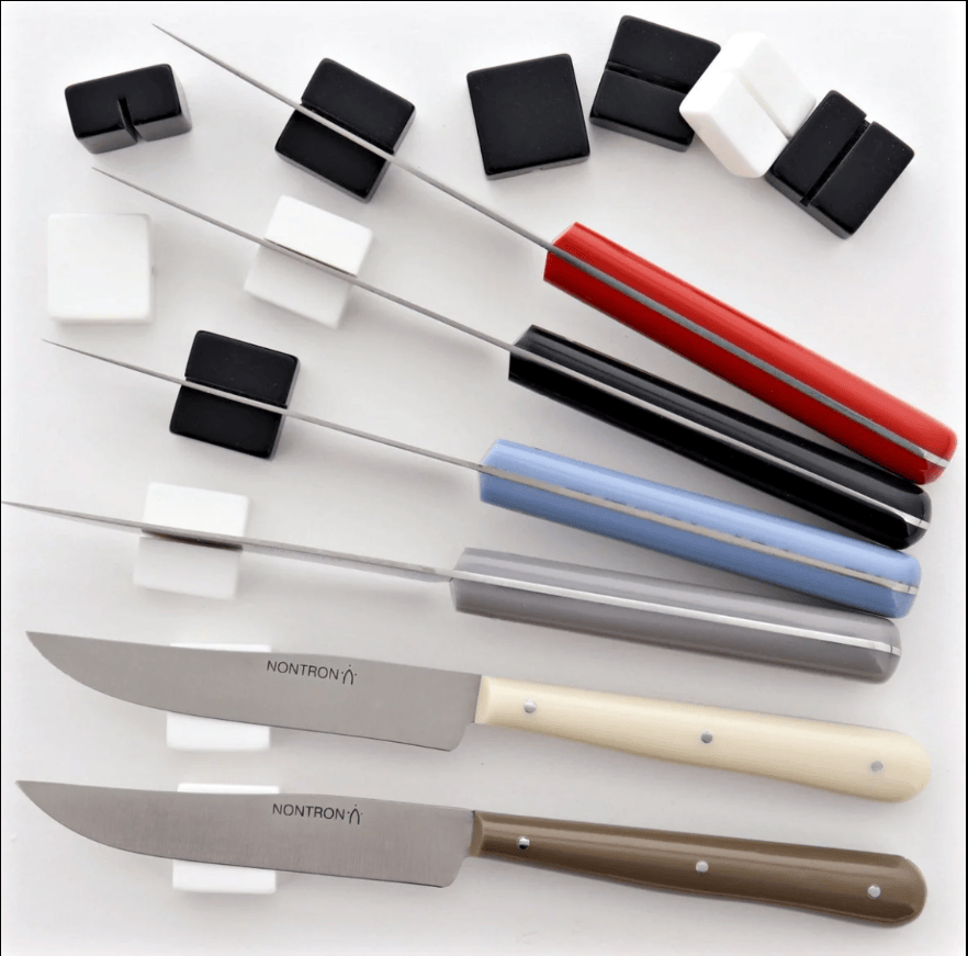 Forge de Laguiole Kitchen Knives Steak Knife Set Fabric Series • Laguiole