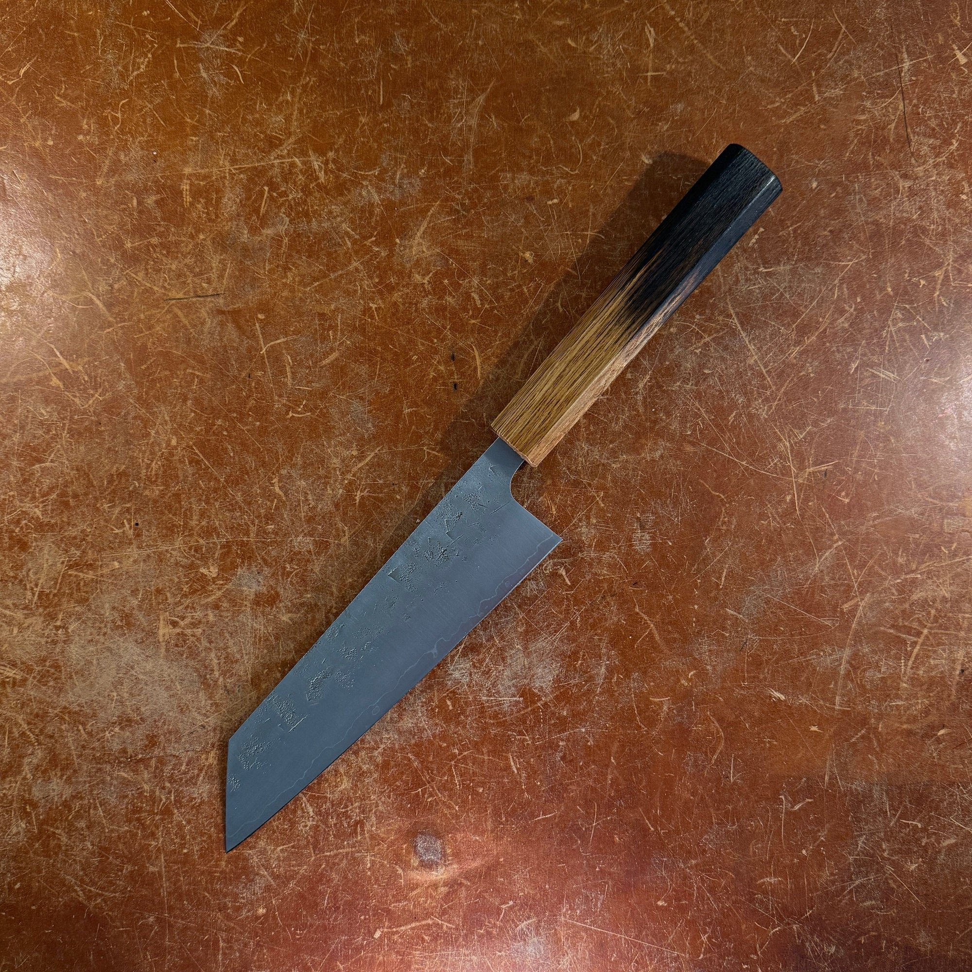 Fukui Co., Ltd. OUL Nashiji Knives – Burnt Oak Handle