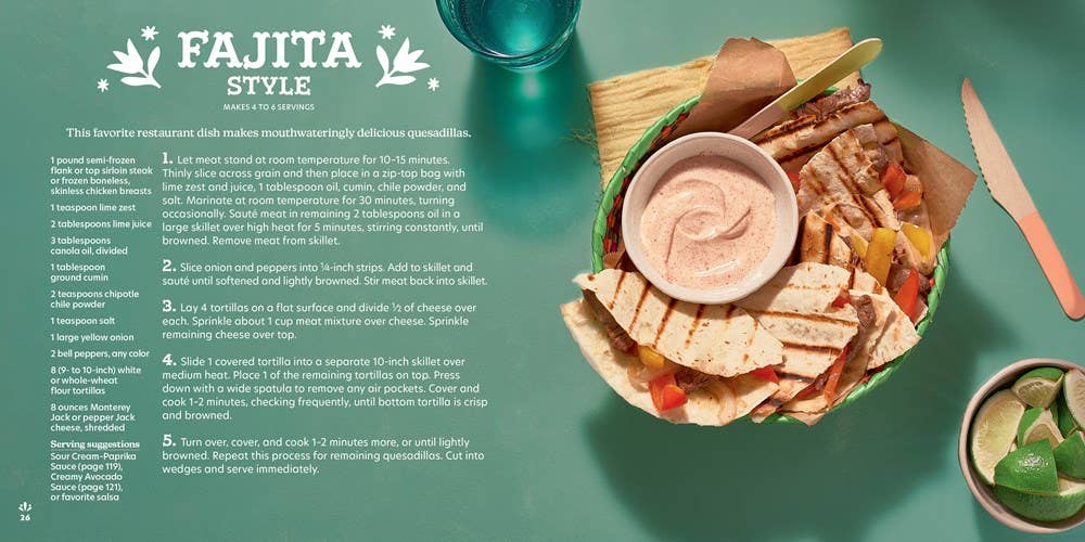 Gibbs Smith Quesadillas - Cookbook