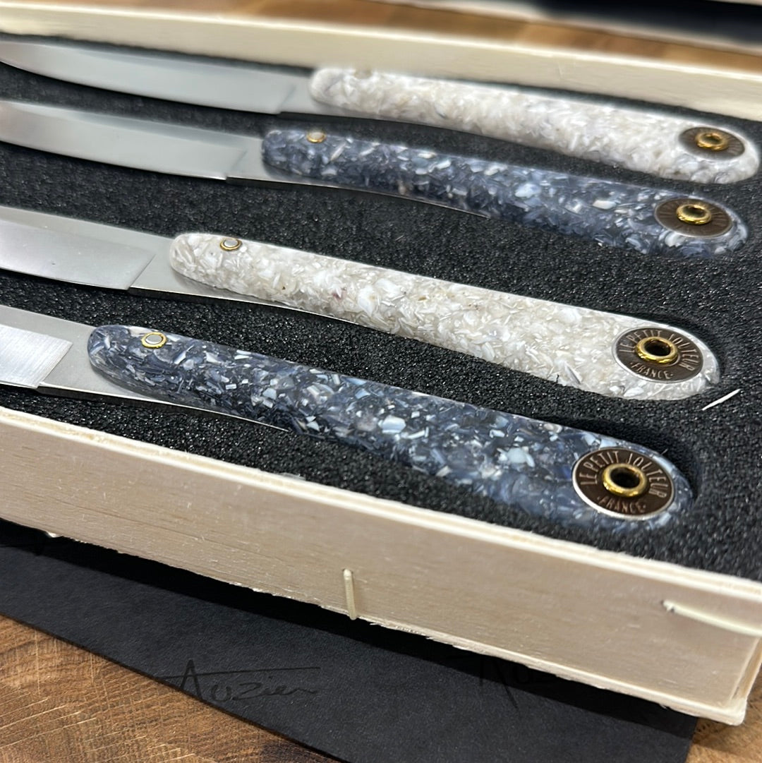 Le Petit Jouteur steak knife kitchen knives Shell handle