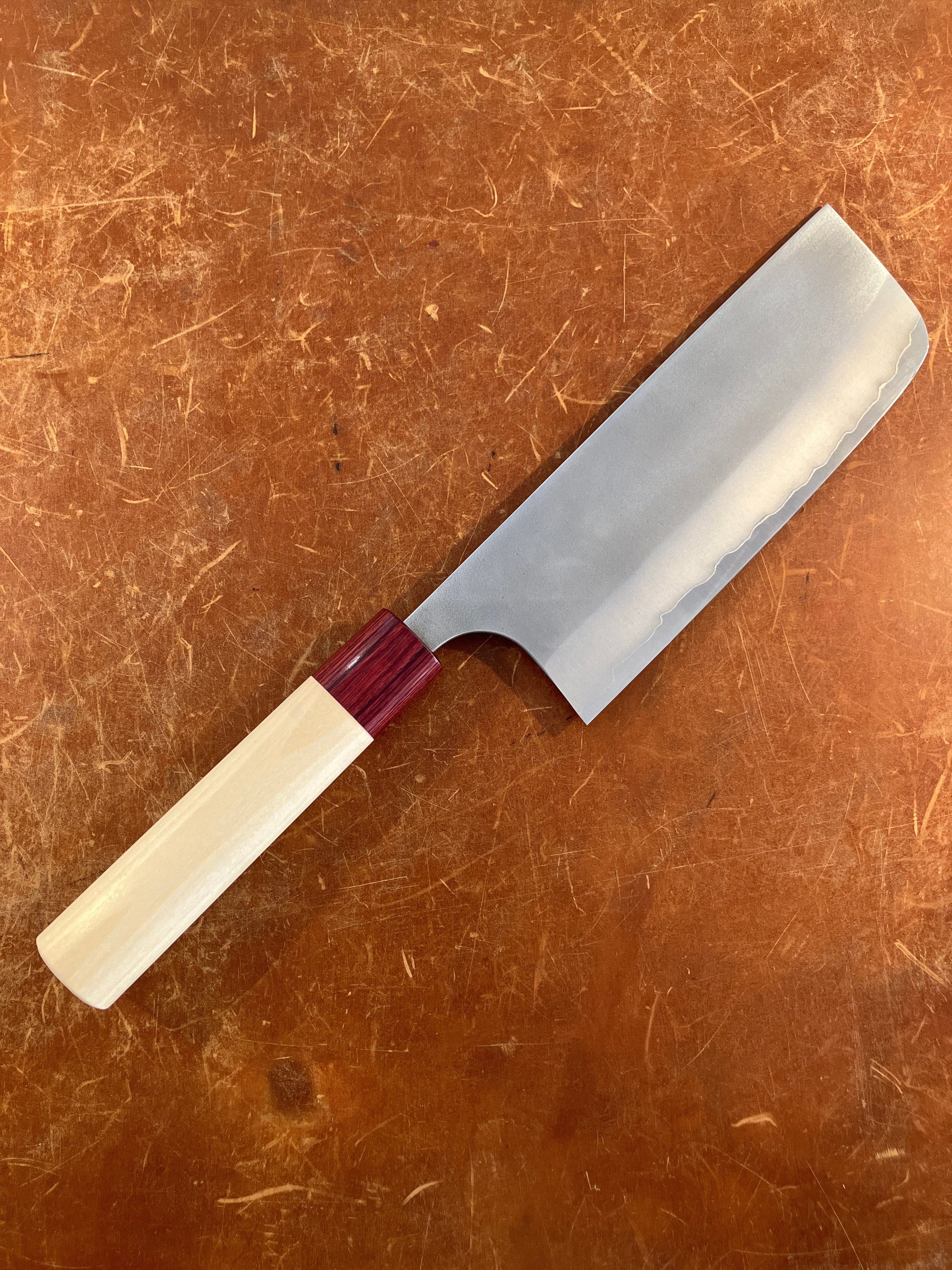 Ironclad Nakiri 165mm Masakage • Yuki Shirogami with Stainless