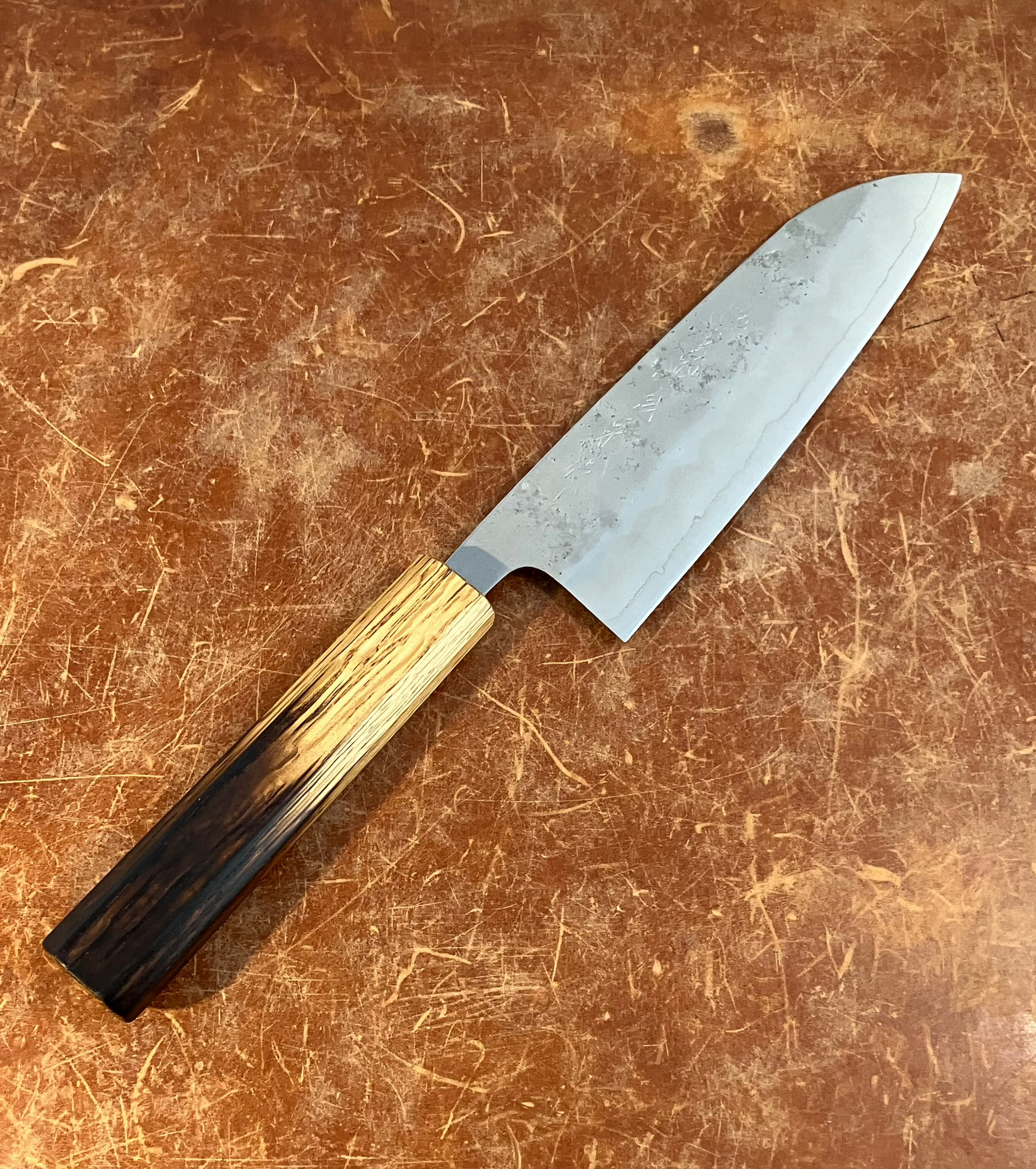 Kikuichi Kitchen Knives Ginsan Santoku 165 Nashiji Ginsan Nashiji | Kikuichi