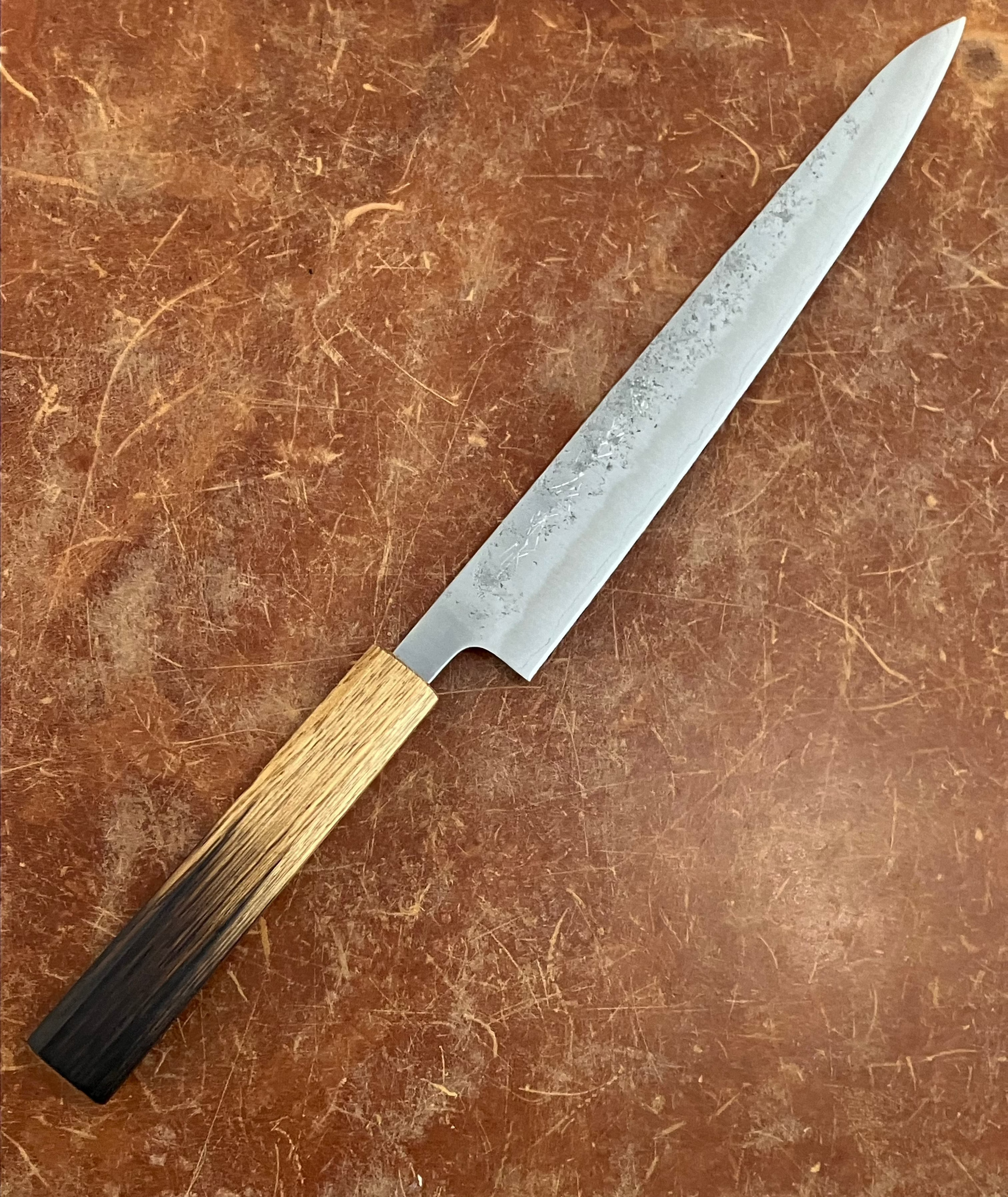 Kikuichi Kitchen Knives Ginsan Sujihiki 240 Nashiji Ginsan Nashiji | Kikuichi
