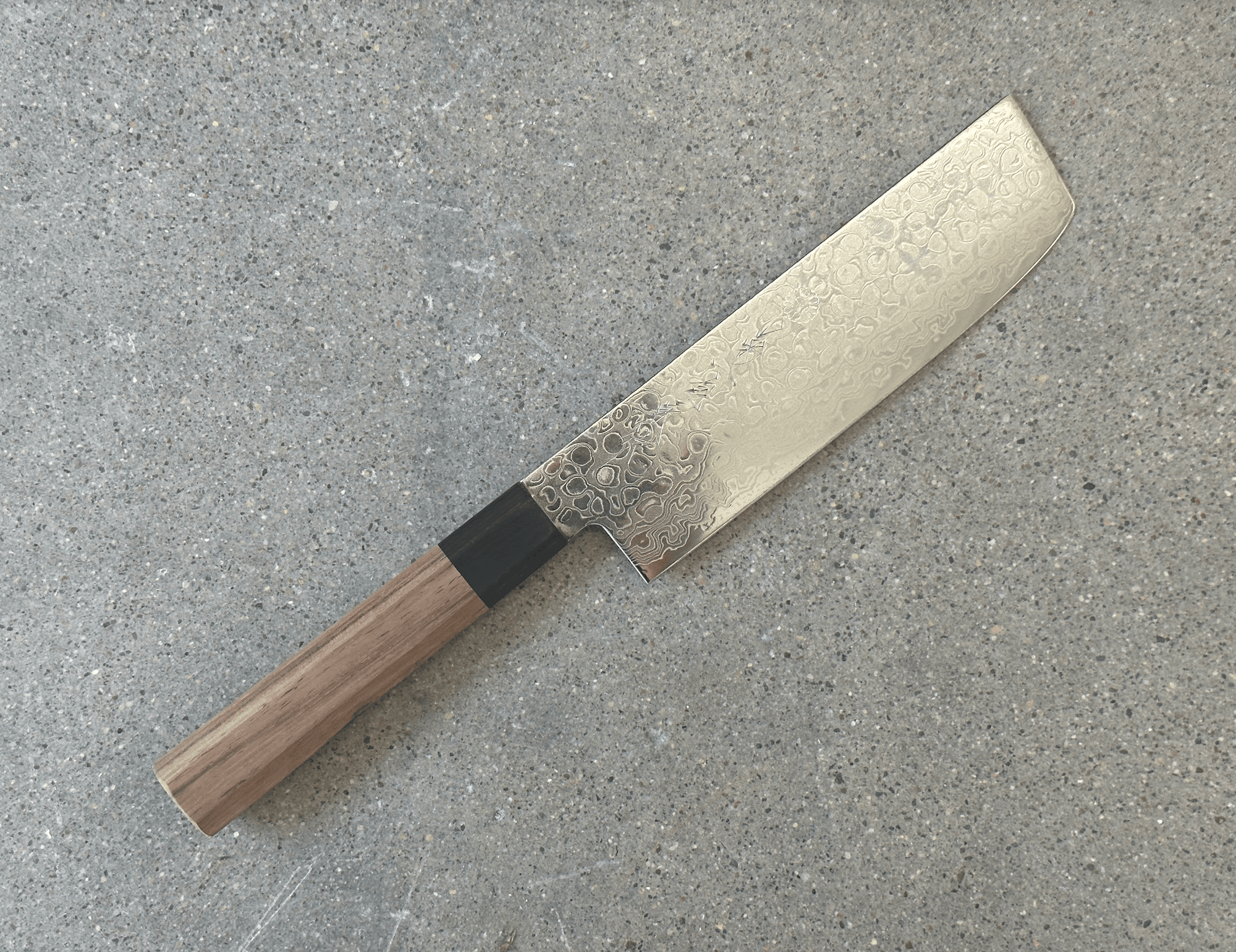 Kikuichi Kitchen Knives Nickel Warikomi Damascus • Kikuichi