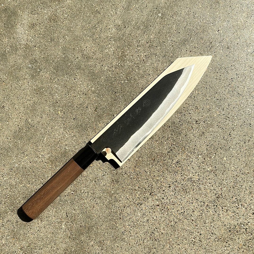 Kikuichi Kitchen Knives Santoku 180mm+ Saya KURO Series KURO Series • Kikuichi