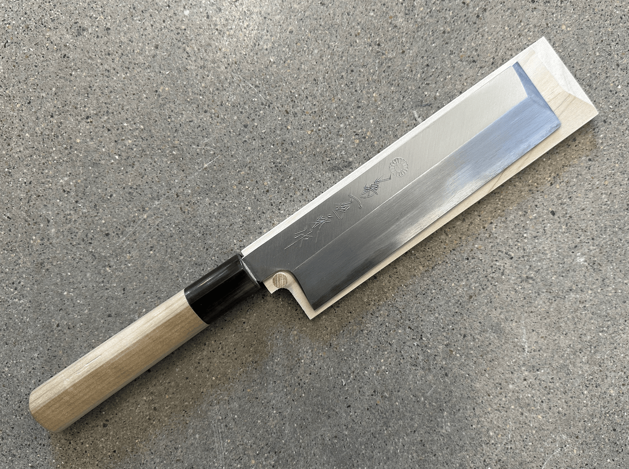 Kikuichi Kitchen Knives Usuba + Saya 180mm | Kasumi Series Kasumi Series • Kikuichi