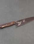 Meglio Knives Kitchen Knives Gyuto 8" Hummingbird Etching | DLC Coating | Ironwood Handle Meglio  • Custom • Magnacut