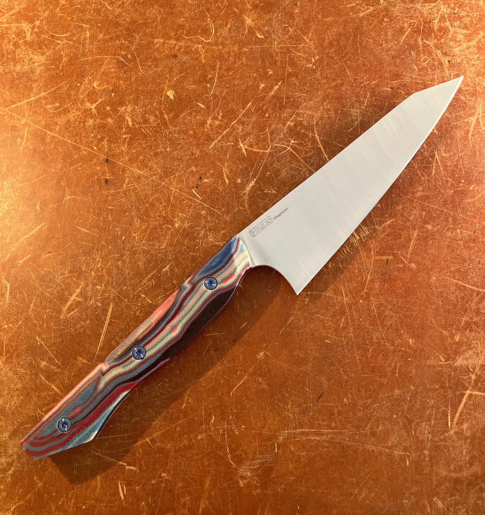 Meglio Knives Kitchen Knives Meglio Tres Beau Petty 5.25" Meglio  • Tres Beau Collaboration with Vivront • Magnacut