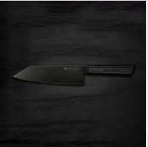 Nacionale Bladeworks Kitchen Knives Bunka 180mm | Black Food Service Handles • Nacionale Bladeworks • Bunka