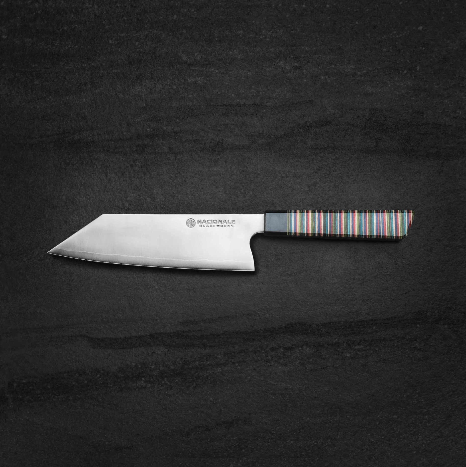 Nacionale Bladeworks Kitchen Knives Bunka 180mm | Skate Handles Skate Handles • Nacionale Bladeworks