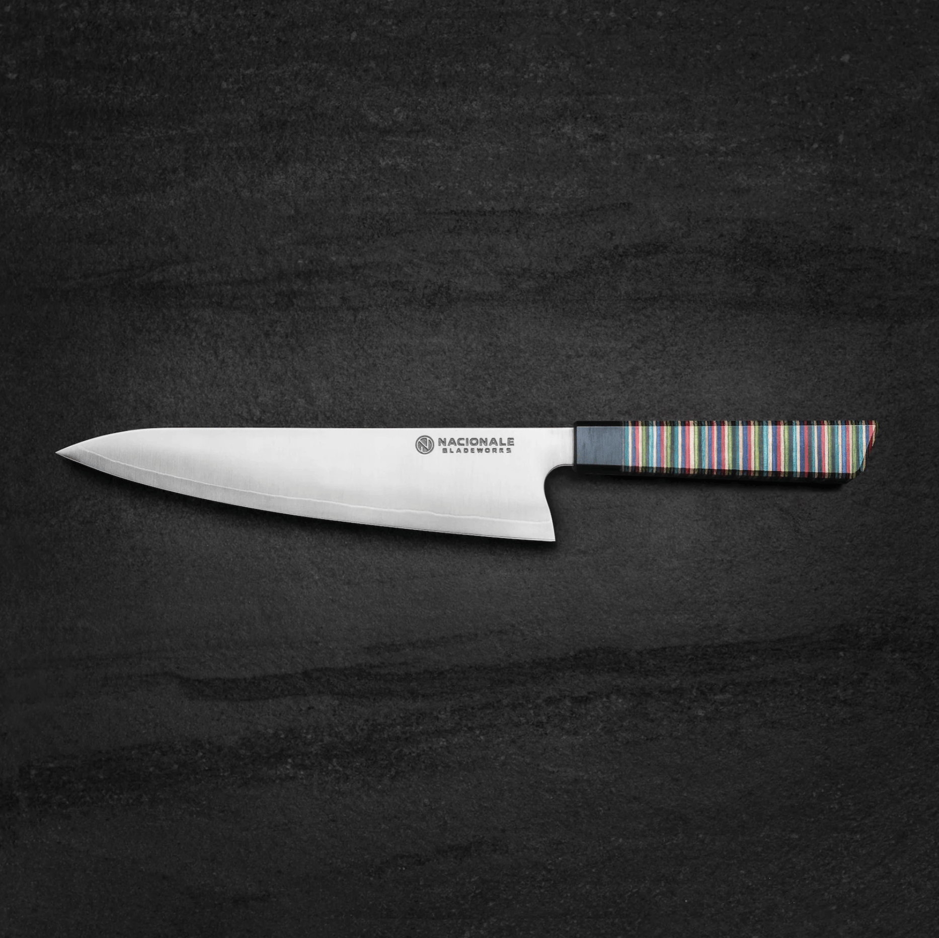Nacionale Bladeworks Kitchen Knives Gyuto 215mm | Skate Handles Skate Handles • Nacionale Bladeworks