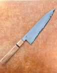 Patterson Blades Kitchen Knives Gyuto San Mai Short Light Handle Patterson Blades Forged San Mai