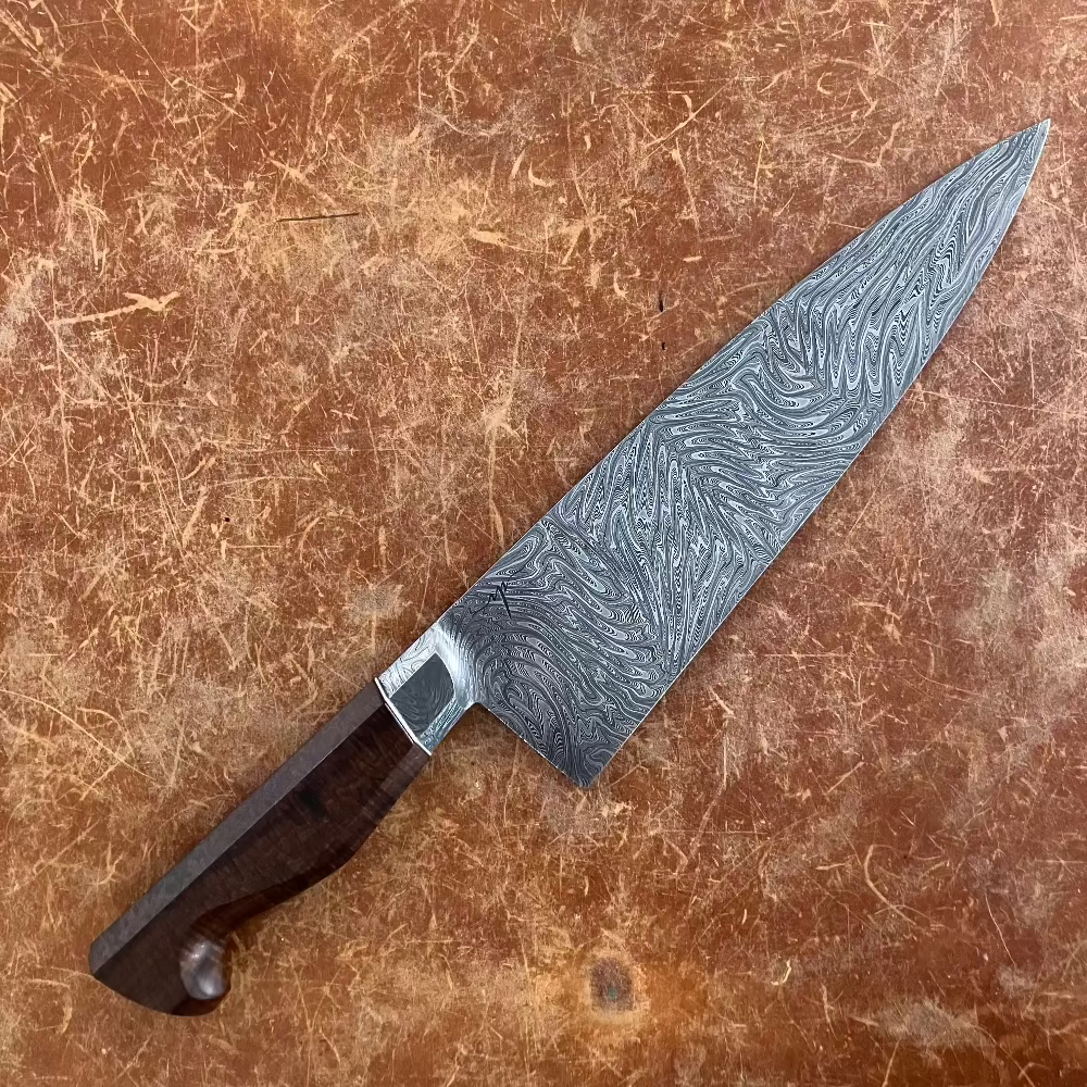 Patterson Blades Kitchen Knives Patterson Damascus Gyuto Patterson Blades Custom