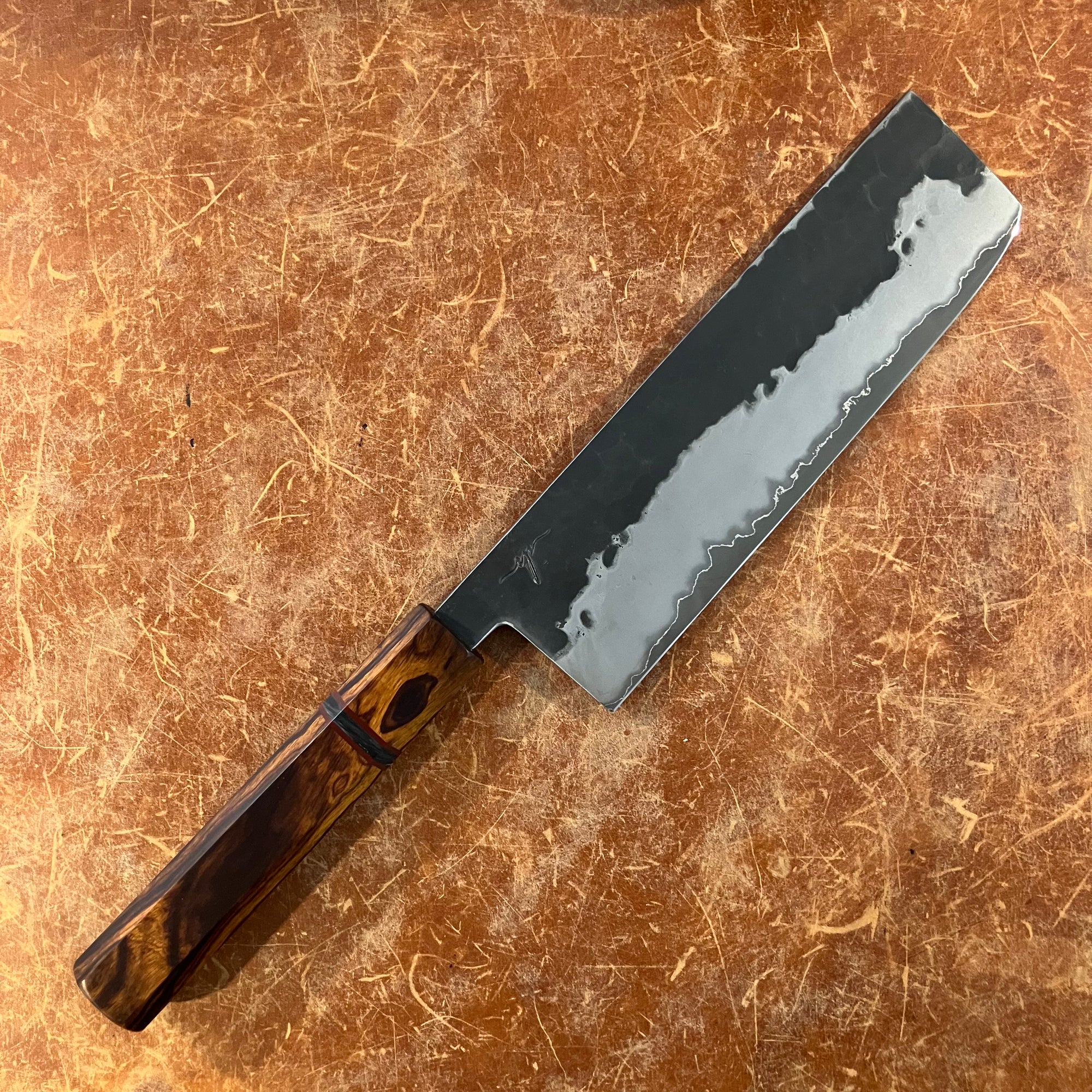 Patterson Blades Kitchen Knives Patterson Nakiri - Ironwood Patterson Blades Forged San Mai